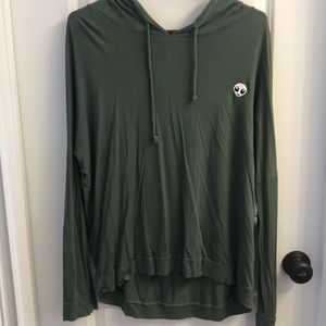 PacSun LA Hearts Long Sleeve Sweatshirt Tee